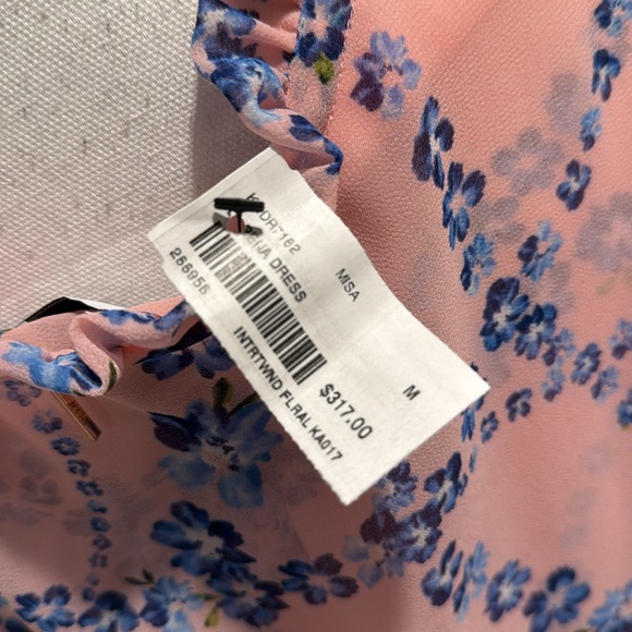 NWT MISA Lorena Dress in Intertwined Pink Floral NEW WITH TAGS Size M Women’s - Picture 6 of 12